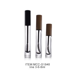 Glass Mascara Tube & Bottle With Wand MCC-G1848